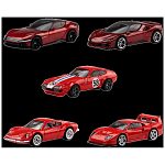 Hot Wheels Αυτοκινητάκια Ferrari Σετ 5