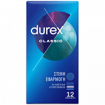 Durex Classic Προφυλακτικά Στενή Εφαρμογή 12τεμ