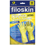 Filoskin Γάντια Λάτεξ Γενικής Χρήσης Κιτρ. Medium 12τεμ