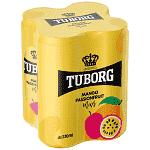 Tuborg Mango Passionfruit Mix 4x330ml