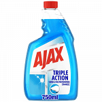 Ajax Υγρό Καθ/κό Τζαμιών Triple Action Αντ/κό 750ml