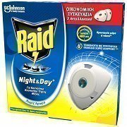 Raid Night & Day Εντομοαπωθητικό Διπλό Ανταλλακτικό