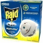 Raid Night & Day Εντoμοκτόνο Για Μύγες & Κουνούπια Σετ