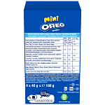 Oreo Mini Μπισκότα Γεμιστά Βανίλια 160gr