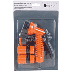 Terra Σετ Ποτίσματος 4τεμ Πιστόλι-Σύνδεσμοι- Πρόσθετο Βρύσης