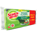 Scotch Brite Σφουγγαράκι Κουζίνας Αντιβακτηριδιακό Δυνατό 3τεμ
