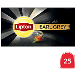 Lipton Μαύρο Τσάι Earl Grey 25 Φακελάκια
