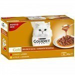 Gourmet Gold Βοδινό - Κοτόπουλο 4x85gr