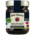 Deli Choices Γλυκό Κουταλιού Χωρίς Προσθήκη Ζάχαρης Φρούτα Του Δάσους 260gr