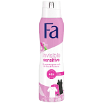 Fa Αποσμητικό Σώματος Σπρέι Invisible Sensitive 150ml