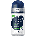 Nivea Men Αποσμητικό Derma Control Sensitive Roll - On 50ml