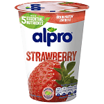 Alpro Φυτικό Eπιδόρπιο Σόγιας Φράουλα 500gr
