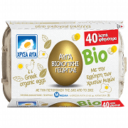 Χρυσά Αυγά Βιολογικά 6αδα 53-63G Medium -0,40€