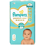 Pampers Πάνες Premium Care Jumbo Box (60τεμ) Νο3 (6-10kg)