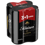 Kaiser Μπύρα Κουτί 500ml (3+1 Δώρο)