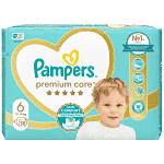 Pampers Πάνες Premium Care Jumbo Box (38τεμ) Νo6 (13+kg)