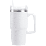 Tabletop Ισοθερμικό Δοχείο Ζεστό Κρύο Ρόφημα Διπλότοιχο Άσπρο 600ml