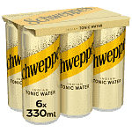 Schweppes Indian Tonic 330ml 6τεμ