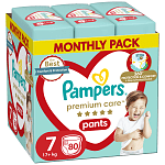 Pampers Premium Care Pants N.7 17+kg 80τεμ