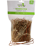 Ready2U Green Bamboo Pick Καρδιά 12cm 100τεμ