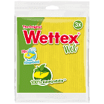 Wettex No1 Υγρή Σπογγοπετσέτα 3τεμ