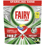 Fairy Platinum Plus Ταμπλέτες Πλυντυρίου Anti Dull 19τεμ