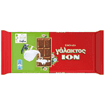 ΙΟΝ Σοκολάτα Γάλακτος Με Στέβια 60gr