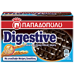 Παπαδοπούλου Μπισκότα Digestive Μαύρη Σοκολάτα 200gr