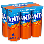 Fanta Πορτοκαλάδα Μπλε 6x330ml