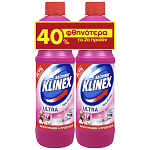 Klinex Χλωρίνη Ultra Pink Power 2x750ml Το 2ο -40%