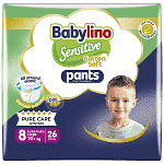 Babylino Sensitive Cotton Soft Pants XXL N8 20+ kg 26τεμ