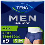 Tena Men Pants Plus Medium Πάνες Ακράτειας 9τεμ