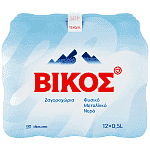 Βίκος Φυσικό Μεταλλικό Νερό 12x500ml
