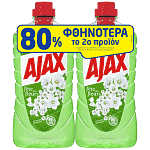 Ajax fete de fleurs Υγρό Καθαριστικό Λουλούδια Ανοιξ. 1lt -80% στο 2τεμ