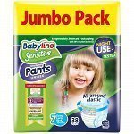 Babylino Sensitive Pants Jumbo Pack No7 (15-25kg) 38τεμ