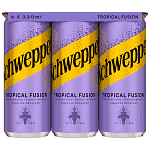 Schweppes Tropical Fusion 330ml 6τεμ