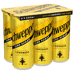 Schweppes Λεμόνι Με Γεύση Περγαμόντο-Ιβίσκος Χωρίς Ζάχαρη 6x330ml