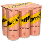 Schweppes Pink Grapefruit 6x330ml