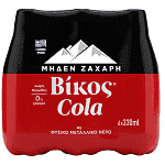 Βίκος Cola Zero 330ml 6τεμ