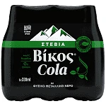 Βίκος Cola Stevia 330ml 6τεμ