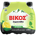 Βίκος Λεμονάδα Stevia 330ml 6τεμ