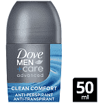 Dove Men Αποσμητικό Σώματος Roll-On Advanced Clean Comfort 50ml