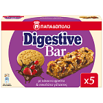 Digestive Bars Κόκκινα Φρούτα & Σοκολάτα 5x28gr