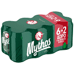 Mythos Μπίρα 330ml 6+2τεμ Δώρο