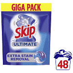 Skip Απορρυπαντικό Πλυντηρίου Ρούχων Κάψουλες Active Clean 48μεζ 1,012,8kg
