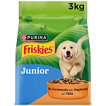 Friskies Junior Για Κουτάβια Με Κοτόπουλο, Γάλα & Λαχανικά 3kg