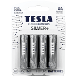 Tesla Silver + Αλκαλική ΑΑ 4τεμ