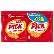 Παπαδοπούλου Pick Crackers Barbecue 4x70gr -0,30€