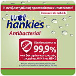 Wet Hankies Υγρά Μαντηλάκια Green Apple 4x15