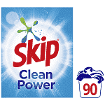 Skip Απορρυπαντικό Πλυντηρίου Ρούχων Clean Power 90Μεζ